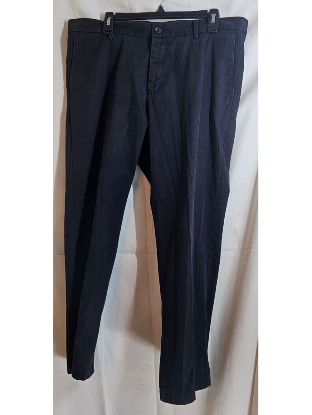Dockers Slim Tapered Black Men's Pants with Frayed Hem Size 38x30